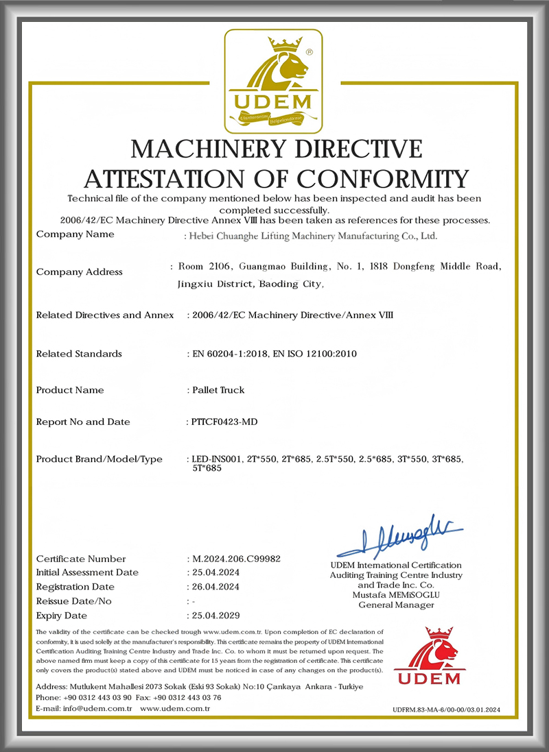 Certificat de formation